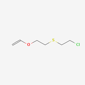 molecular formula C6H11ClOS B14301696 2-(2-Chloroethylthio)ethoxyethene CAS No. 114811-34-6