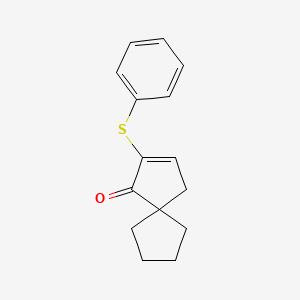 2-(Phenylsulfanyl)spiro[4.4]non-2-en-1-one