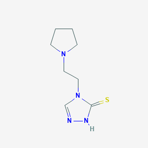 4-[2-(Pyrrolidin-1-yl)ethyl]-2,4-dihydro-3H-1,2,4-triazole-3-thione