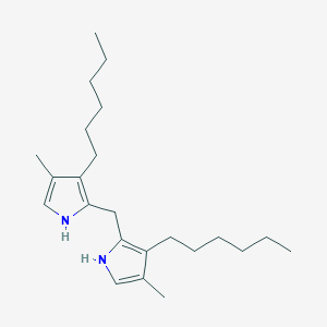 1H-Pyrrole, 2,2'-methylenebis[3-hexyl-4-methyl-