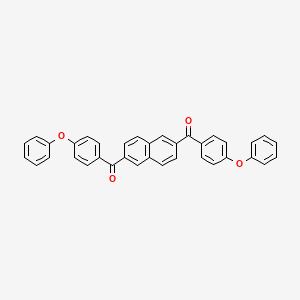 (Naphthalene-2,6-diyl)bis[(4-phenoxyphenyl)methanone]