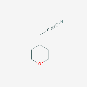 molecular formula C8H12O B1430181 4-Prop-2-ynyltetrahydro-2H-pyran CAS No. 1393576-68-5