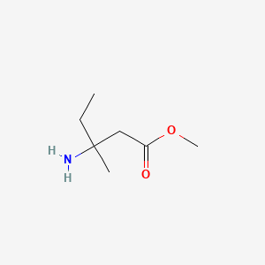 molecular formula C7H15NO2 B1430189 Methyl 3-amino-3-methylpentanoate CAS No. 1375474-04-6