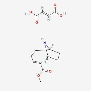 (E)-but-2-enedioic acid;methyl (1R)-9-azabicyclo[4.2.1]non-2-ene-2-carboxylate