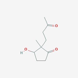 3-Hydroxy-2-methyl-2-(3-oxobutyl)cyclopentan-1-one