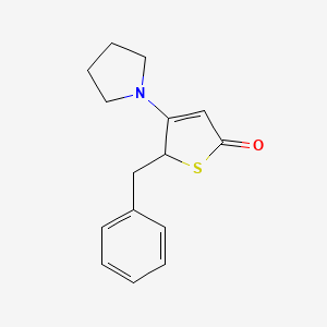 5-Benzyl-4-(pyrrolidin-1-yl)thiophen-2(5H)-one