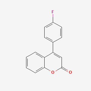 2H-1-Benzopyran-2-one, 4-(4-fluorophenyl)-