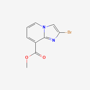 molecular formula C9H7BrN2O2 B1430192 Methyl 2-bromoimidazo[1,2-A]pyridine-8-carboxylate CAS No. 1363382-82-4
