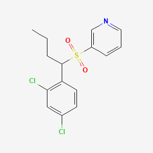 3-[1-(2,4-Dichlorophenyl)butane-1-sulfonyl]pyridine