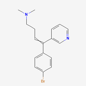 3-Buten-1-amine, 4-(4-bromophenyl)-N,N-dimethyl-4-(3-pyridinyl)-, (Z)-