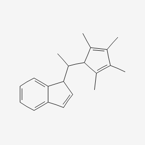 1-[1-(2,3,4,5-Tetramethylcyclopenta-2,4-dien-1-yl)ethyl]-1H-indene