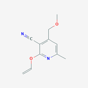 2-(Ethenyloxy)-4-(methoxymethyl)-6-methylpyridine-3-carbonitrile