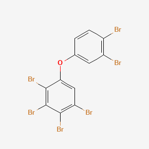 molecular formula C12H4Br6O B1430210 2,3,3',4,4',5-六溴二苯醚 CAS No. 405237-85-6
