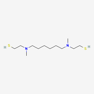 2,2'-[Hexane-1,6-diylbis(methylazanediyl)]di(ethane-1-thiol)