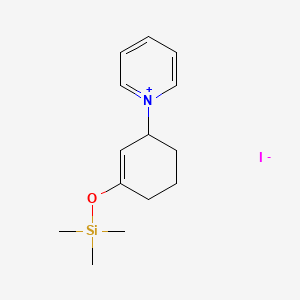 1-{3-[(Trimethylsilyl)oxy]cyclohex-2-en-1-yl}pyridin-1-ium iodide