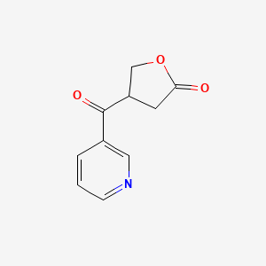 4-(Pyridine-3-carbonyl)oxolan-2-one