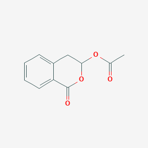 1-Oxo-3,4-dihydro-1H-2-benzopyran-3-yl acetate