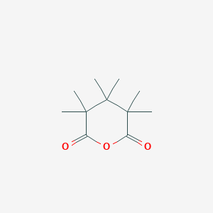 3,3,4,4,5,5-Hexamethyloxane-2,6-dione