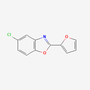 Benzoxazole, 5-chloro-2-(2-furanyl)-