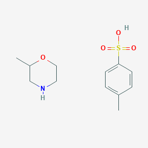 molecular formula C12H19NO4S B14302196 4-Methylbenzenesulfonic acid;2-methylmorpholine CAS No. 113889-11-5