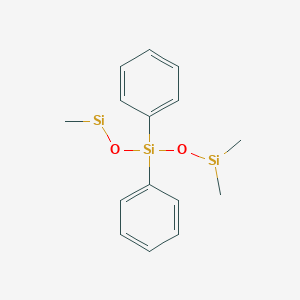 molecular formula C15H19O2Si3 B14302213 CID 78060857 