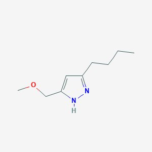 3-Butyl-5-(methoxymethyl)-1H-pyrazole