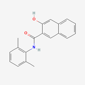 molecular formula C19H17NO2 B1430226 N-(2,6-Dimethylphenyl)-3-hydroxynaphthalene-2-carboxamide CAS No. 92886-99-2