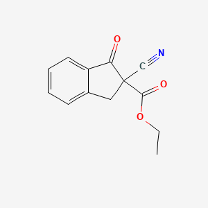 Ethyl 2-cyano-1-oxo-2,3-dihydro-1H-indene-2-carboxylate