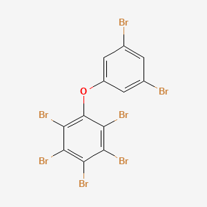molecular formula C12H3Br7O B1430229 2,3,3',4,5,5',6-Heptabromodiphenyl ether CAS No. 407578-53-4