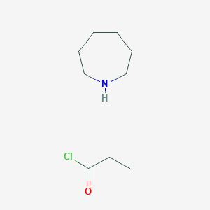 Azepane;propanoyl chloride