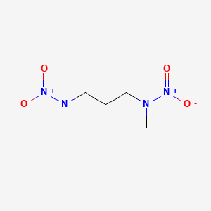 N-methyl-N-[3-[methyl(nitro)amino]propyl]nitramide