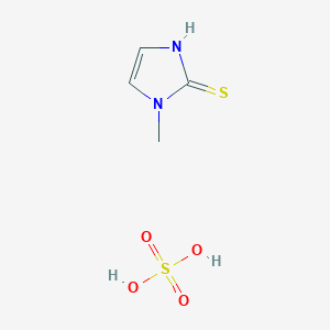 3-methyl-1H-imidazole-2-thione;sulfuric acid