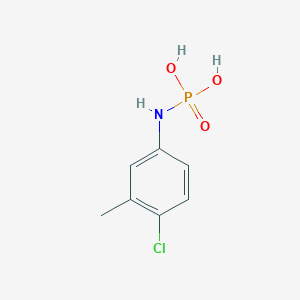 N-(4-Chloro-3-methylphenyl)phosphoramidic acid