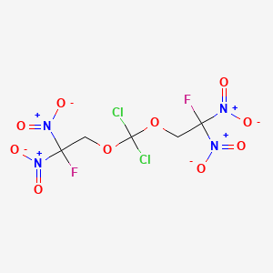 Ethane, 1,1'-[(dichloromethylene)bis(oxy)]bis[2-fluoro-2,2-dinitro-