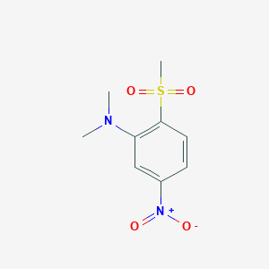 2-Methanesulfonyl-N,N-dimethyl-5-nitroaniline