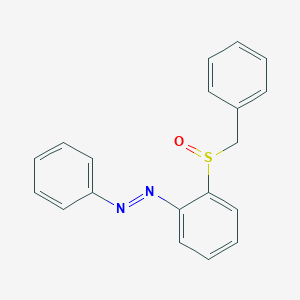 (E)-1-Phenyl-2-[2-(phenylmethanesulfinyl)phenyl]diazene