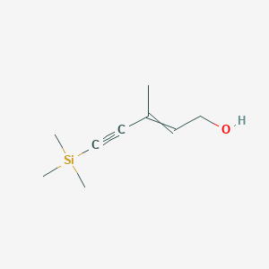 3-Methyl-5-(trimethylsilyl)pent-2-en-4-yn-1-ol