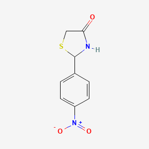 2-(4-Nitrophenyl)-1,3-thiazolidin-4-one