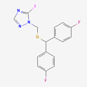 molecular formula C16H12F2IN3Si B14302808 CID 20149068 