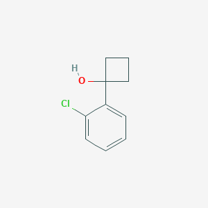 molecular formula C10H11ClO B1430288 1-(2-Chlorophenyl)cyclobutan-1-ol CAS No. 1511366-61-2