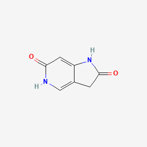 molecular formula C7H6N2O2 B1430294 6-Hydroxy-5-aza-2-oxindole CAS No. 1190320-35-4