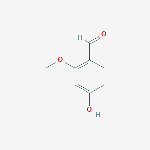 molecular formula C8H8O3 B014303 4-Hydroxy-2-methoxybenzaldehyde CAS No. 18278-34-7