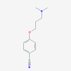 molecular formula C12H16N2O B143030 4-[3-(二甲氨基)丙氧基]苯甲腈 CAS No. 146440-15-5