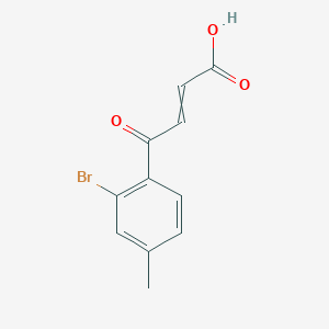 4-(2-Bromo-4-methylphenyl)-4-oxobut-2-enoic acid