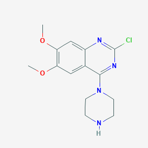 2-Chloro-6,7-dimethoxy-4-(piperazin-1-yl)quinazoline