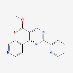 Methyl 2-(pyridin-2-yl)-4-(pyridin-4-yl)pyrimidine-5-carboxylate