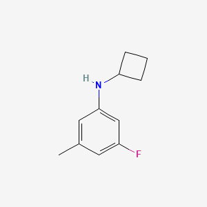 N-cyclobutyl-3-fluoro-5-methylaniline