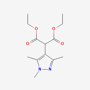 Diethyl (1,3,5-trimethyl-1H-pyrazol-4-yl)propanedioate