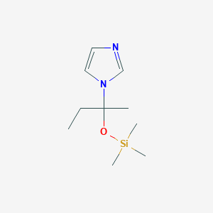 1-{2-[(Trimethylsilyl)oxy]butan-2-yl}-1H-imidazole