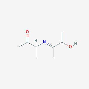 3-[(E)-(3-Hydroxybutan-2-ylidene)amino]butan-2-one